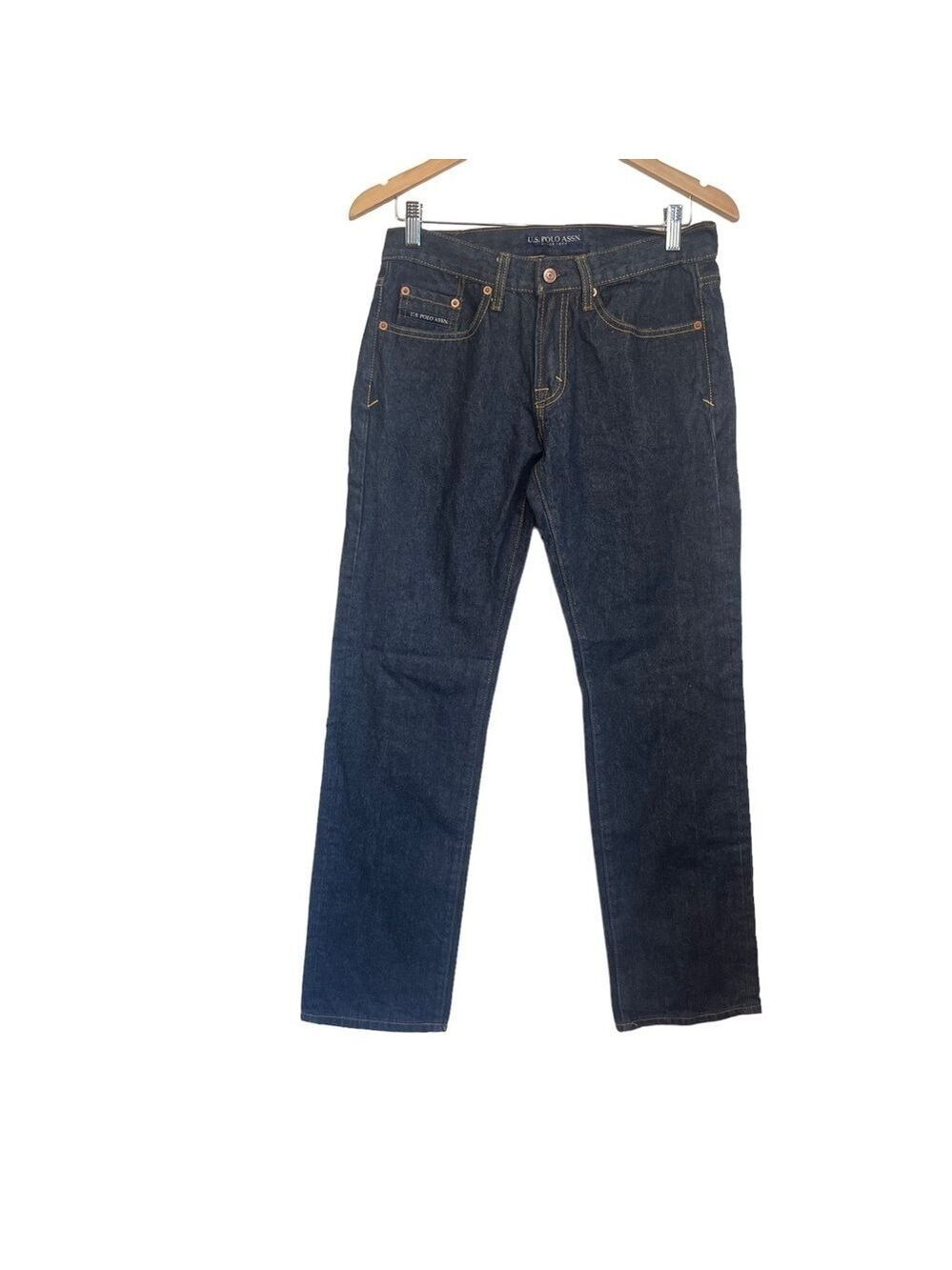 US Polo Association Men's Mid Rise Blue Denim Jeans Size 30x32"